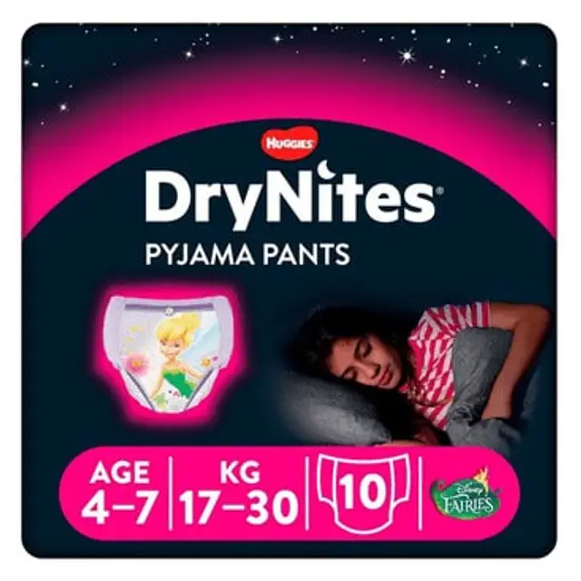 Huggies Drynites Bedwetting Pants, Boys, 8-15 Yrs, 27-57Kg, 52 Pcs.