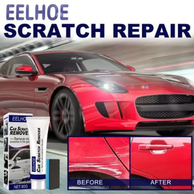 Car Scratch Repair Kit Paint Scratch Repair Agent Polishing Wax Paint  Scratch Remover With Sponge - 1PCS