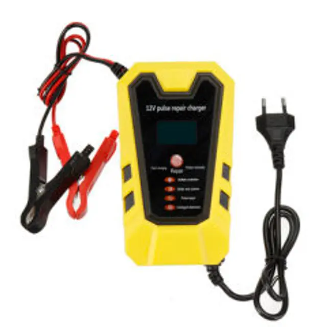12V 6A Intelligent Pulse Repair Battery Charger For Car Battery