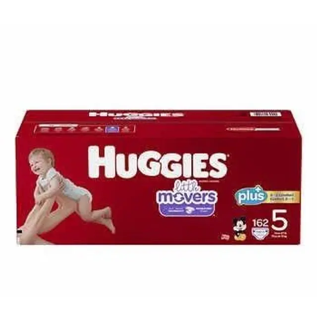 Huggies Little Movers Slip-On Diaper Pants, Size 6, 100 Count